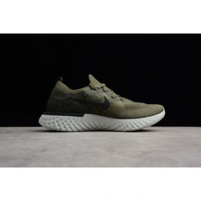 Nike Epic React Flyknit Zeytin Yeşili Koşu Ayakkabısı Türkiye - WGBJWC21